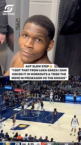 909K views · 4.5K reactions | Anthony Edwards ( @theanthonyedwards_ ) talks about how he started “the slow step” vs knicks in preseason after seeing @lgarza_55 work on it in workouts @jordanswishcultures #nba #basketball #anthonyedwards #minnesotatimberwolves | Swish Cultures | Facebook