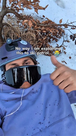 😅 Update: I am still stuck... #ski #skiing #snowboarding