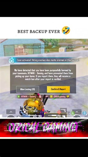 best backup ever🤣#orical #bgmi #pubgmobile #shorts #hungergamestiktok