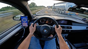 BMW M5 E61 V10 Touring – 330km/h Autobahn Blast
