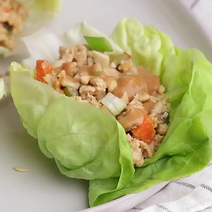 This is a healthier version of a popular restaurant recipe for Chicken Lettuce Cups. It's loaded with vegetables for added nutrition and full of flavor! RECIPE: https://feelgoodfoodie.net/recipe/chicken-lettuce-cups/ | Feel Good Foodie