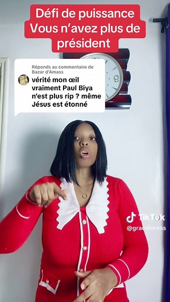 Réponse à @Bazar d'Amass #camerountiktok🇨🇲237🥰 #oracle #propheticword #foryoupage❤️❤️ #endtimes La vraie guerre est spirituelle ceux qui nous combattent craignent la vraie puissance du DIEU très haut.