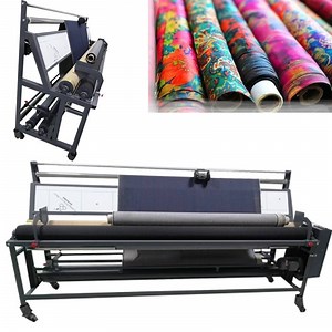 [Hot Item] Fabric Rolling and Roll Measuring Cutting Fabric Machine