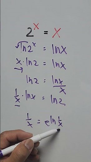 Solving Exponential Equation (using Lambert W function)