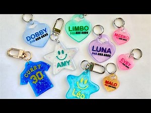 Engrave & Cut Shrink Plastic with the Cricut Maker (Custom Pet tags and Keychains)