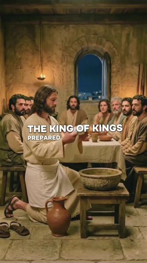 Jesus Did the Unthinkable 😳 He Washed Their Feet! #faith #jesus #shorts