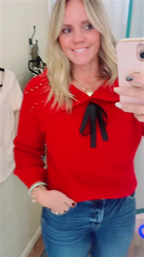 What a perfect top for Christmas!! And it was soft and comfortable while looking polished! https://blossomcadillac.commentsold.com/collections/meganscloset USE CODE Megan15 to save $ #ootd #christmas #sweater #classy #momsoftiktok