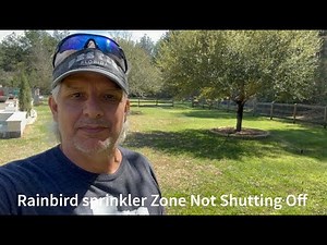Rainbird Sprinkler system will not shut off one zone.