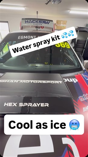Hacksaw Racing on Instagram: "💦 Check out our new @shanmotorsportau Hex Sprayer” inter-cooler water spray kit 🔫 with hot race meetings and soaring afternoon temperatures, the Hex Sprayer kit has proven to drop our temps by up to 10 degrees 🥵 can’t wait to install this one and see how it fares on Shadow! Thanks Shan! #coolfacts #waterspray #intercooler #evaporation #gc8impreza"