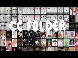 Sims 4 CC FOLDER accessories cc pack