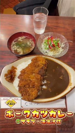 [New Tokyo Map] Kitafuchu - Emotional Showa-era Katsu Curry 🍛 [Fuchu City]