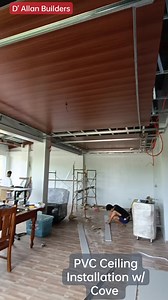 27K views · 418 reactions | PVC Ceiling W/ Gypsum Board Cove Design | D' Allan Builders | Facebook