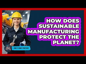 How Does Sustainable Manufacturing Protect The Planet?