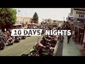 Sturgis Motorcycle Rally - August 3-12, 2018 - Video