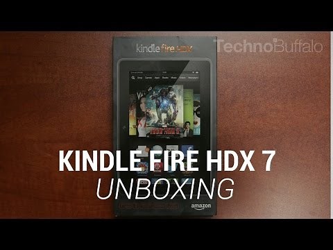 Kindle Fire HDX 7 Unboxing