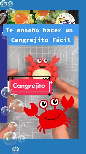 Cómo hacer un Cangrejito en Porcelana Fría
