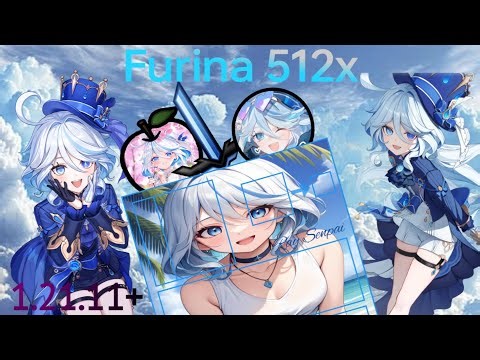 Furina - Genshin Impact | Minecraft Java Anime Texture Pack | 1.21 Pvp |