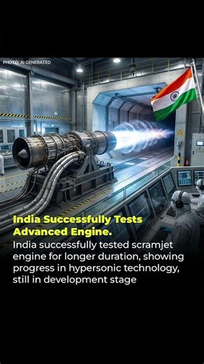 India’s Hypersonic Breakthrough! Scramjet Engine Test Successful 🚀