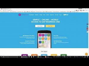 An Introduction and login to Enterpryze for SAP Business One Partners