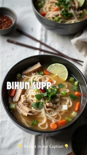 🍜 Bihun Suppe – Der asiatische Klassiker zum Wohlfühlen #shorts