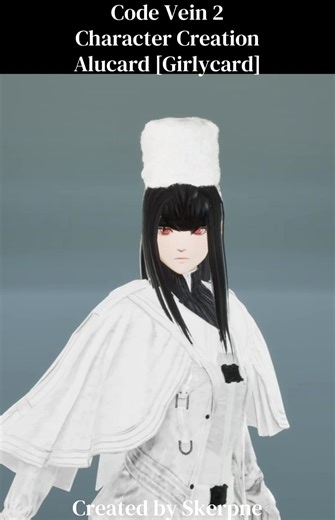 Code Vein 2 || Character Creation - Female || Alucard [Girlycard] from Hellsing Ultimate