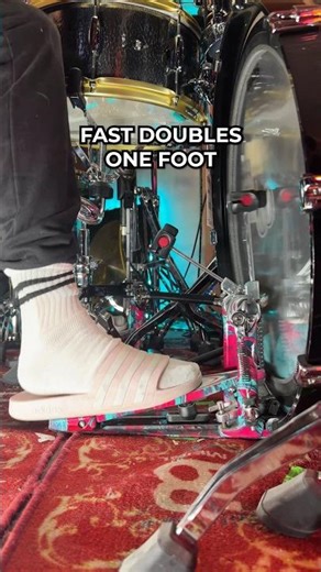 Fast Doubles With ONE Foot (Slide Technique) 🥁