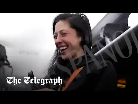 Spanish footballer Jenni Hermoso reacts to Luis Rubiales' controversial kiss