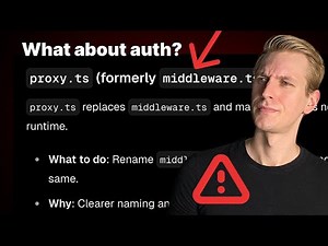 Next.js 16 Middleware DEPRECATED - Authentication In Proxy Or Data Access Layer?