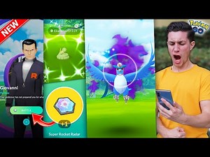 DEFEATING GIOVANNI QUEST + CATCHING A *SHADOW LEGENDARY* in Pokémon GO!
