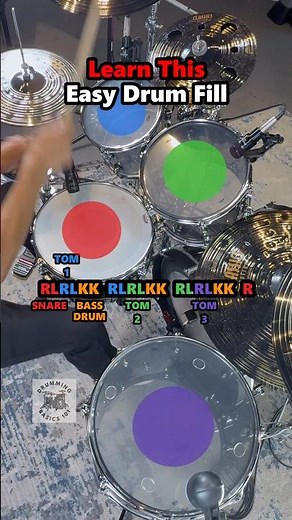 Beginner Drummers Learn This Easy Drum Fill 🥁