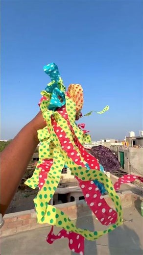 Make a tail using mini kite 🪁 #shorts