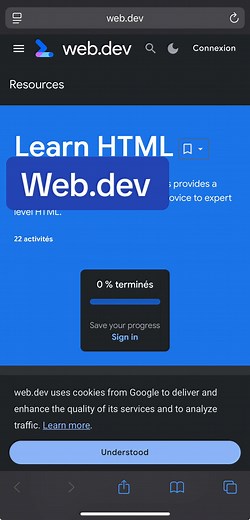 Apprenez le HTML gratuitement avec la ressource Web Dev Learn HTML de Google #webdevelopment #html #htmlcss #javascript #google #freeeducation #coding #dev
