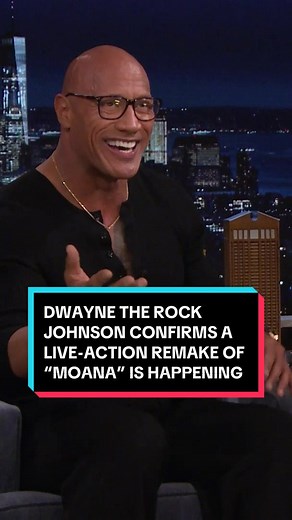 Dwayne Johnson Announces Live-Action Moana Remake