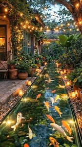 Pondless Paradise: Easy DIY Disappearing Fountain #epoxyocean #rennovation #epoxyart #epoxy #homedesign #glassfloor #satisfying | Liquid Magic Floor