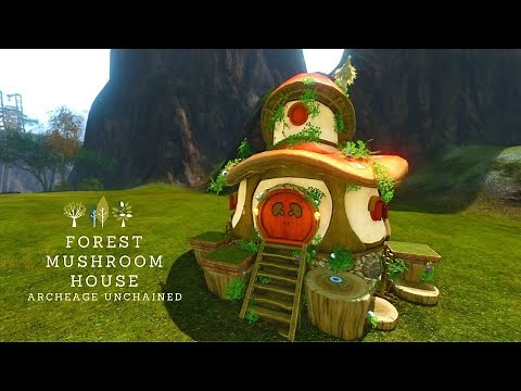 Forest Mushroom / Raised Mushroom House - Archeage Unchained