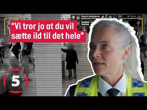 Psykisk syg mand holder lighter op til brandalarmerne | Fra arkivet: Lufthavnens Beredskab | Kanal 5