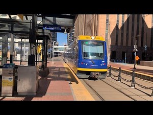 Light Rail Trams in Downtown Minneapolis 3/22/25