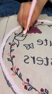 Creating Cute Cluster Logo 🧵✨🌟 Watch as I bring the Cute Cluster logo to life using the punch needle technique! 🧵✨ Perfecting every detail for this small business logo. #punchneedle#craft#smallbusinessbigdreams #CuteCluster #handmade#diy #art#LogoCreation#satisfying#mwrugs#Pakistan#asmr | MW Rugs