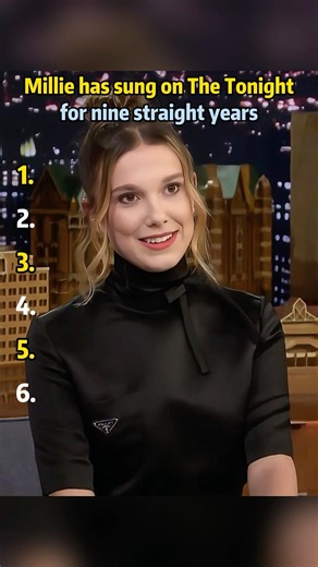 2017 vs 2025 🎸 Millie is still the most stunning vocalist on The Tonight Show with Fallon