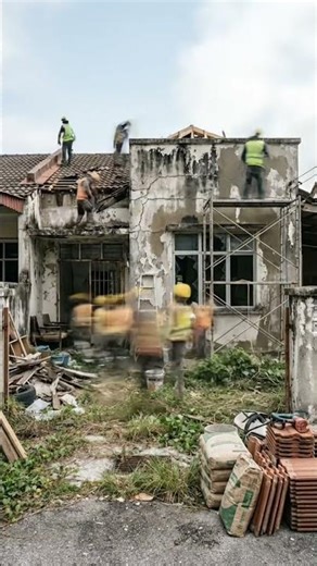 Before and After: House Renovation by Ground up Glimpse #timelapse #construction #home #building