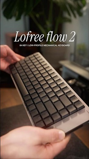 쇠테리어에 잘 어울리는 로우프로파일 키보드, Lofree Flow 2 #keyboard#로프리#lofree#데스크셋업#로우프로파일