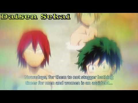 Hot Spring scene - My Hero Academia season 3