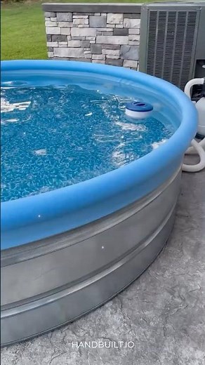 DIY Stock Tank Pool with Liner - Follow our guide on building one