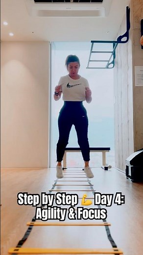 Day 4 – Ladder & Agility Drill | Beginner Football Training at 40 ⚡ #footwork #challenge