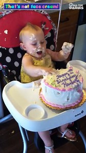 89K views · 802 reactions | Messy Birthday Fun  Someone likes to get her hands dirty!  #babies #cake #foodie #babieslove #funnyvideos #funny #comedy | All The Babies | Facebook