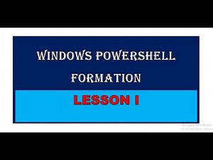 📘🟠🟡WINDOWS POWERSHELL TRAINING FOR SYSTEM AND NETWORK ADMINISTRATORS – Lesson 1🟣