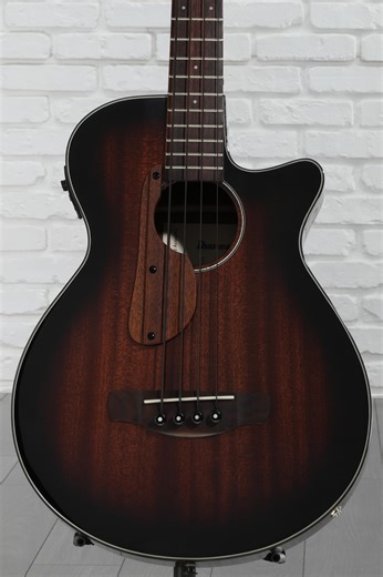 AEGB24E AEG Acoustic-electric Bass Guitar - Mahogany Sunburst High Gloss