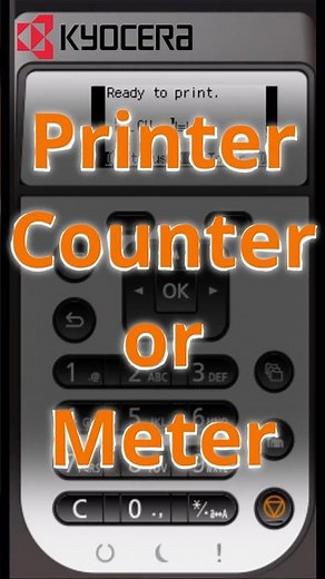 Check Meter/Counter Reading｜如何檢查錶數｜ECOSYS PA4500x｜PA5000x｜PA5500x｜PA6000x｜#kyocera #meter #counter