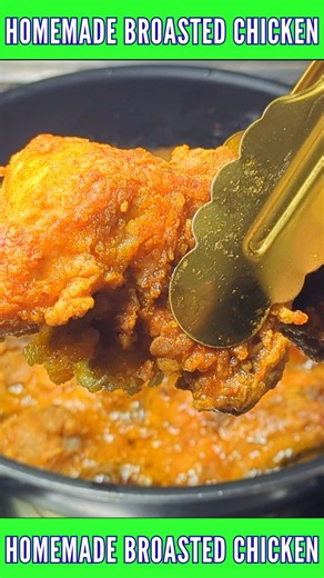 Homemade Broasted Chicken | Fried Chicken Recipe #broastedchicken #friedchicken #happytocook
