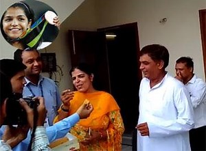 63K views · 65 shares | Rio 2016: Celebrations continue at wrestler Sakshi Malik's residence | The Times of India | Facebook